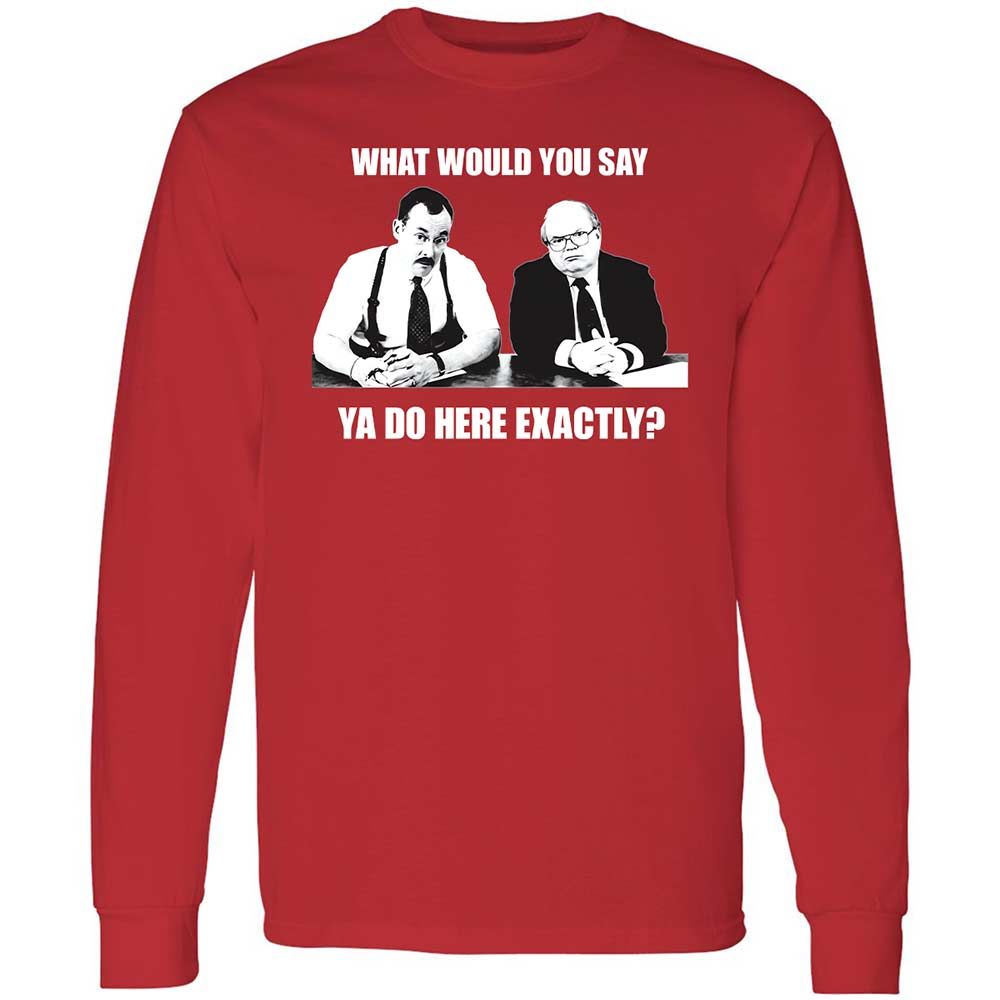 Long Sleeve T-Shirt - RLVL3X9J - Red - 11