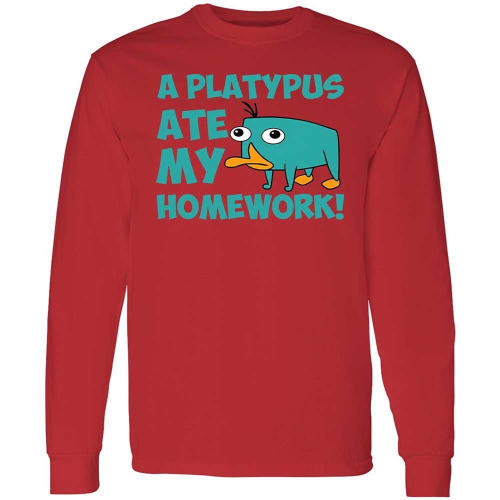 Long Sleeve T-Shirt - 6LXPWY7V - Red - 11