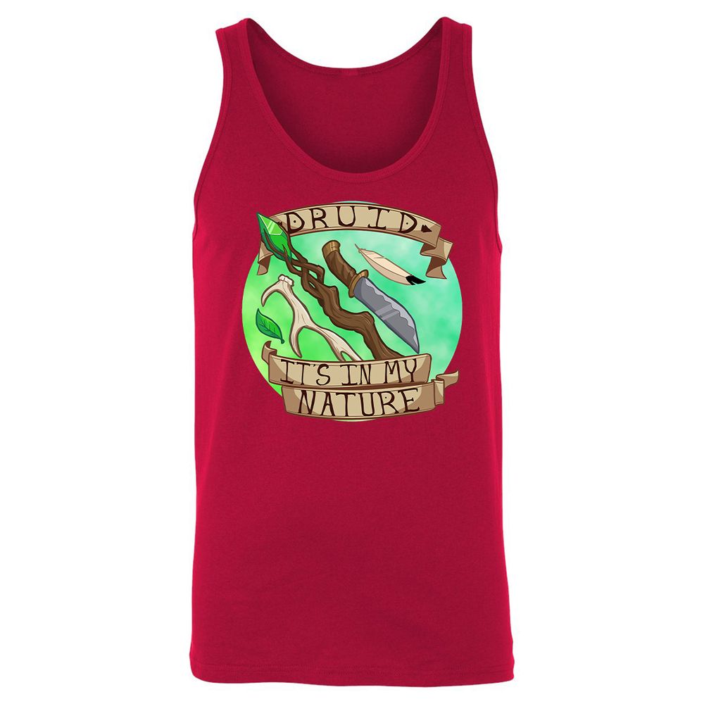 Unisex Jersey Tank - ASDJSX66 - Red - 11