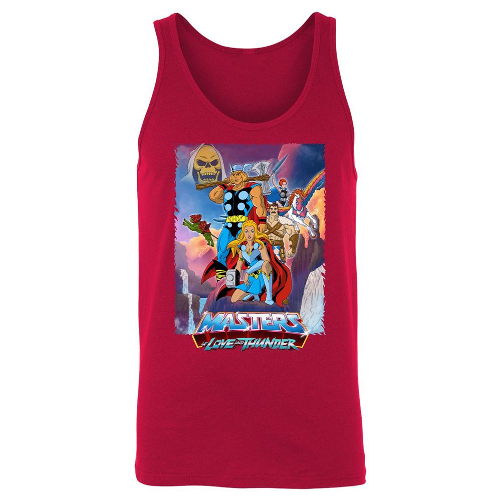 Unisex Jersey Tank - 1D37X3FM - Red - 11