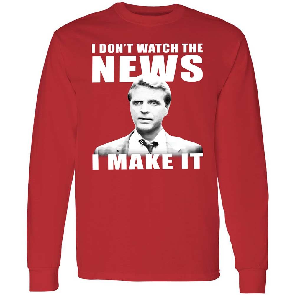 Long Sleeve T-Shirt - 81D5FA6X - Red - 11