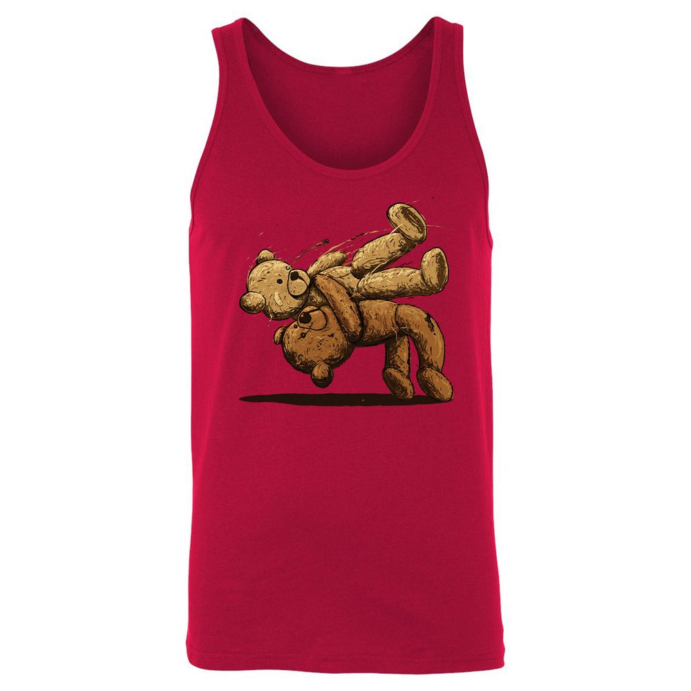 Unisex Jersey Tank - 6F5Q3T7R - Red - 11