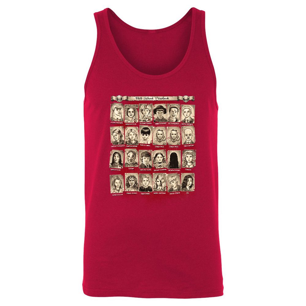 Unisex Jersey Tank - M93DHDC5 - Red - 11