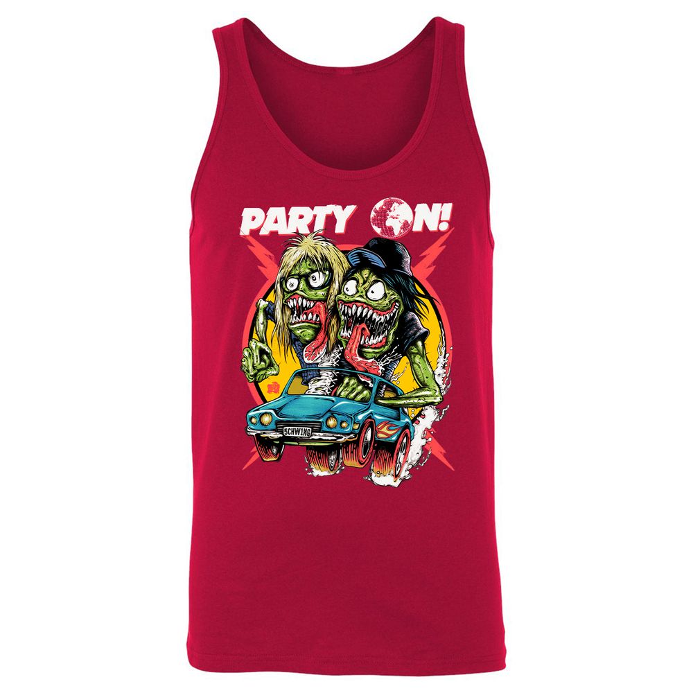 Unisex Jersey Tank - Q85M6Q47 - Red - 11