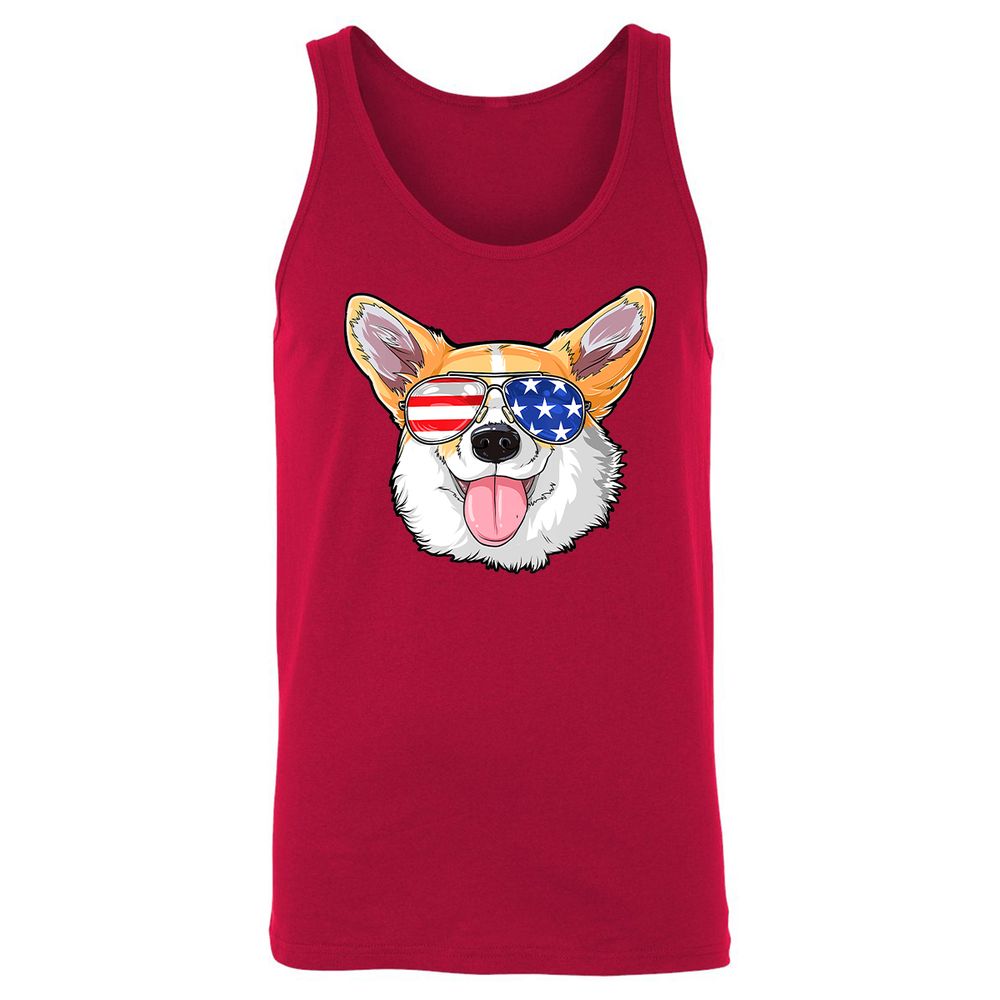 Unisex Jersey Tank - XBNHQ6JR - Red - 11
