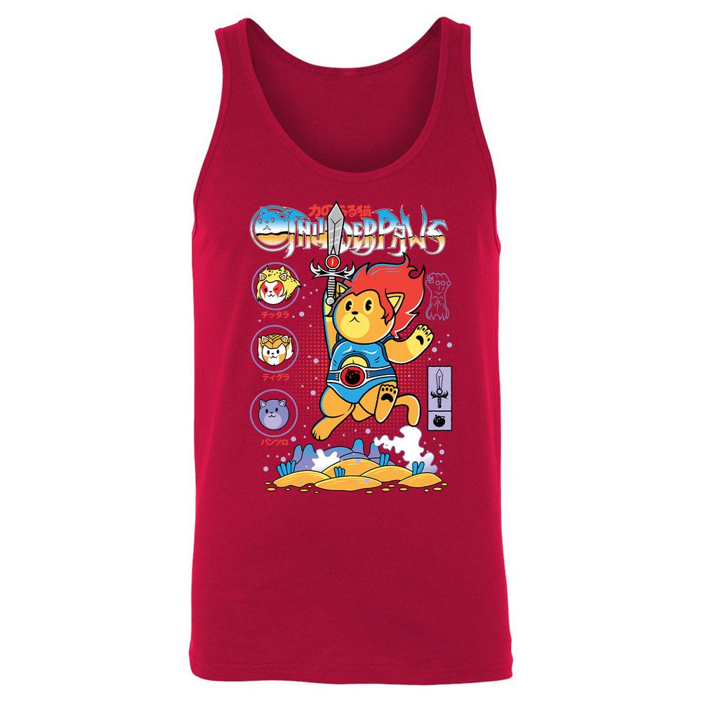 Unisex Jersey Tank - J41N7B9X - Red - 11