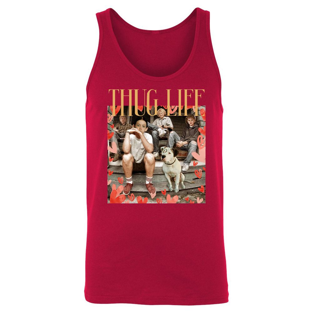 Unisex Jersey Tank - C3RBHKD7 - Red - 11