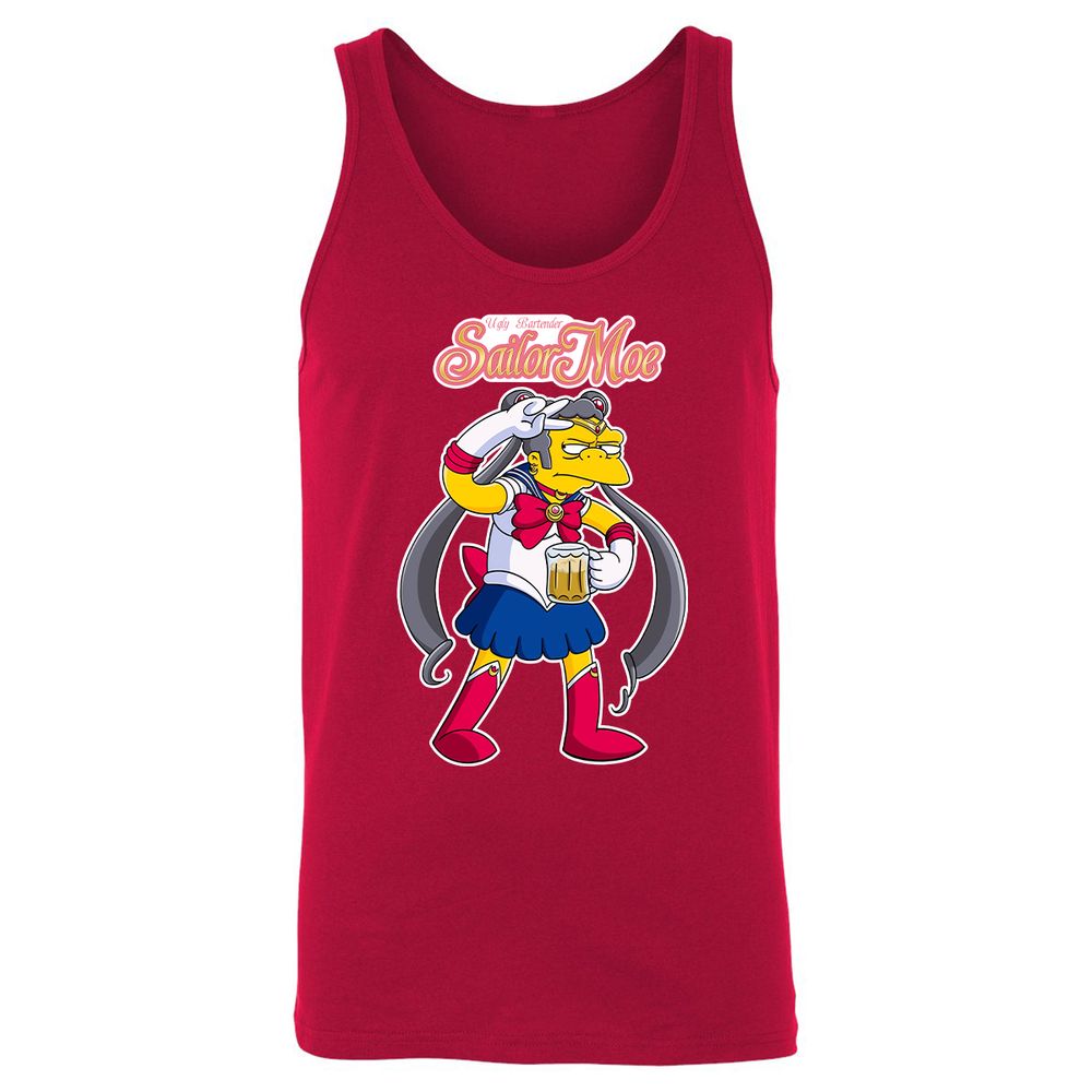 Unisex Jersey Tank - L48N3673 - Red - 11