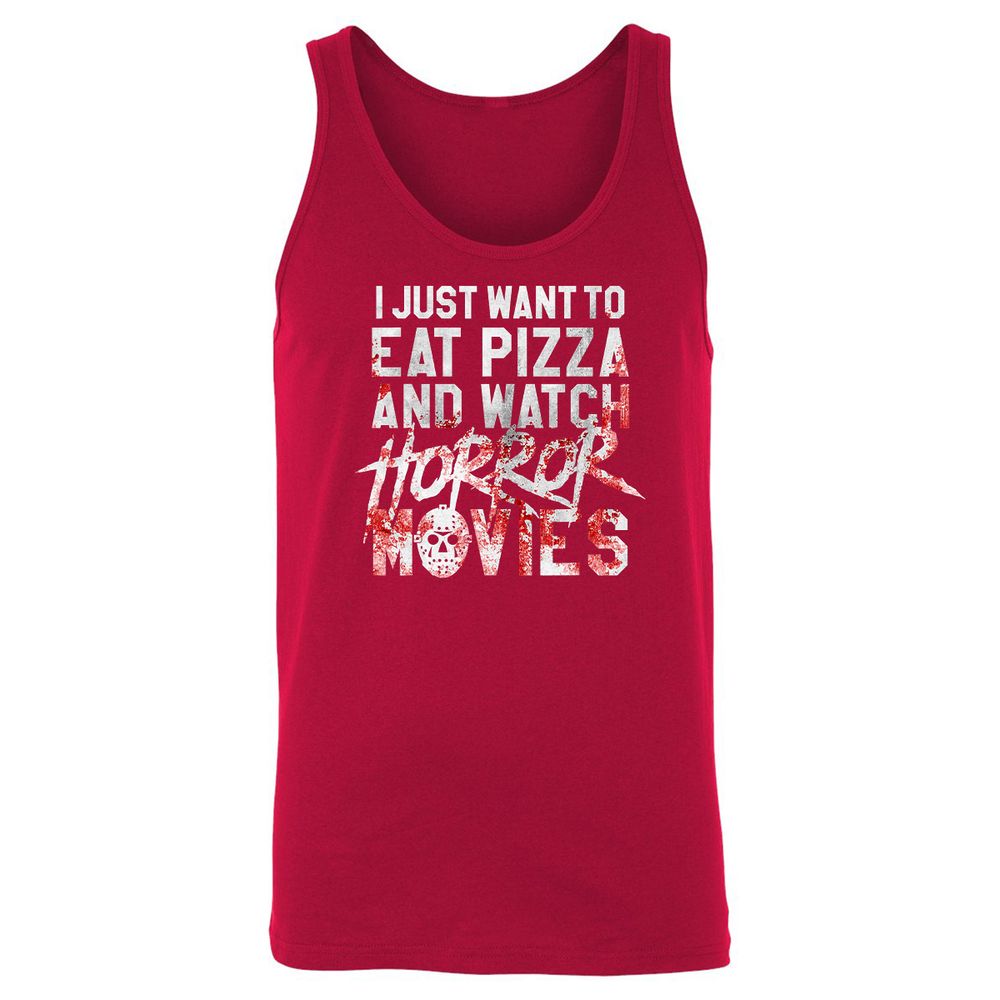 Unisex Jersey Tank - 5VY2C8F1 - Red - 11