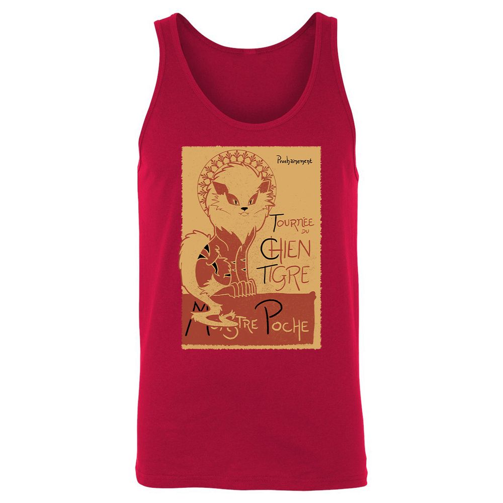 Unisex Jersey Tank - S7QEFUVM - Red - 11