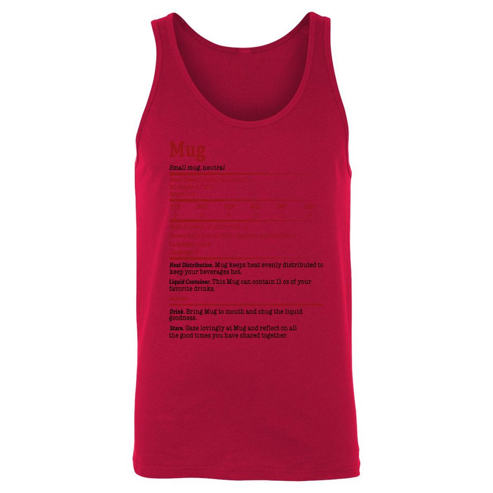 Unisex Jersey Tank - ACDTMKTC - Red - 11