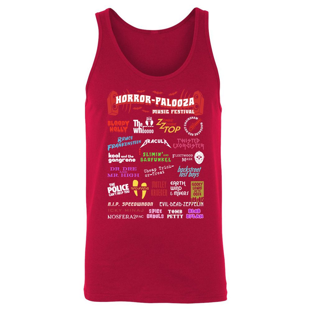 Unisex Jersey Tank - XH52UYHN - Red - 11