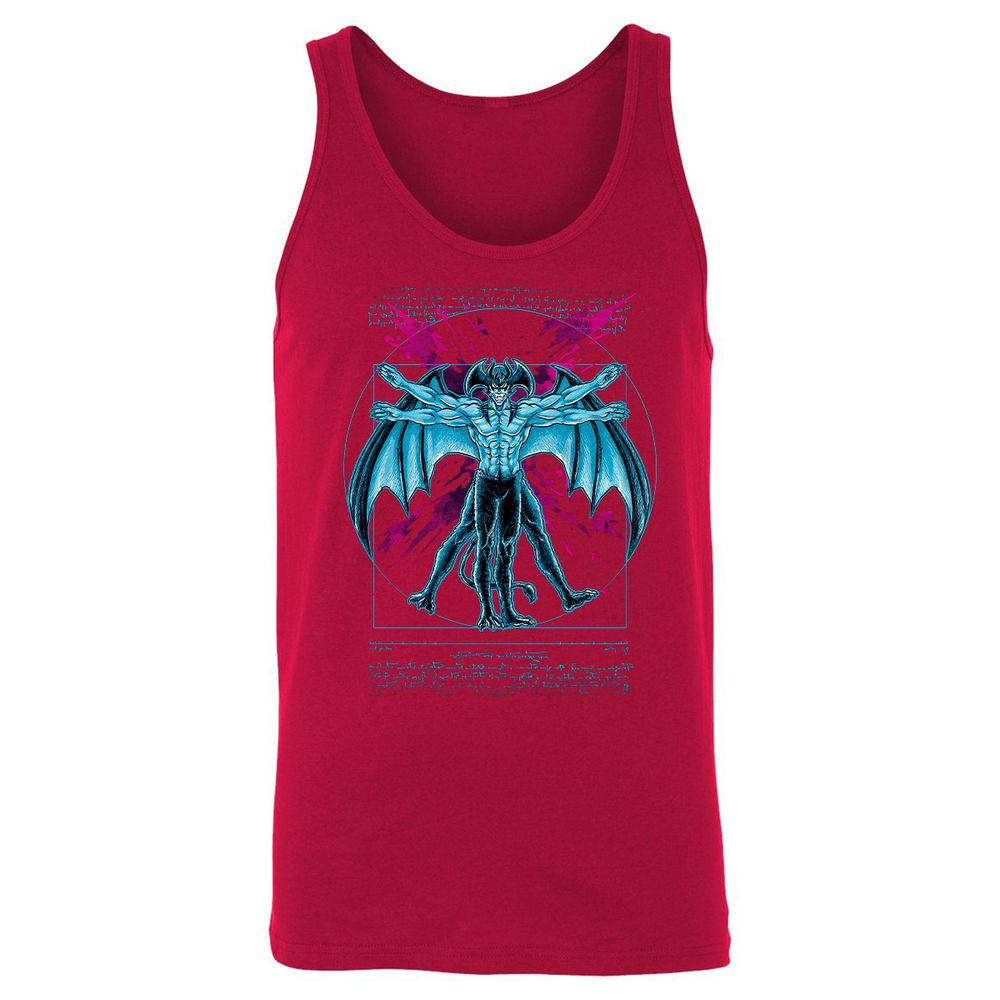 Unisex Jersey Tank - REDYWBQE - Red - 11