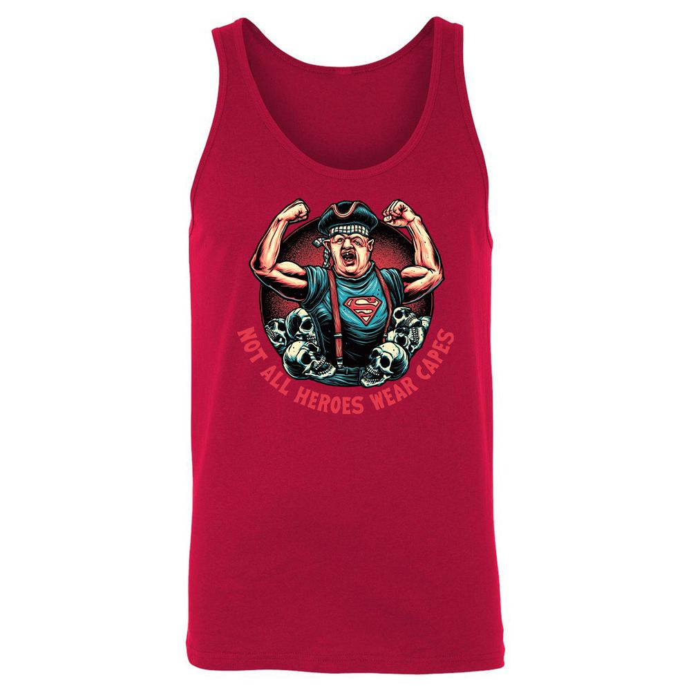 Unisex Jersey Tank - HK3JFYX9 - Red - 11