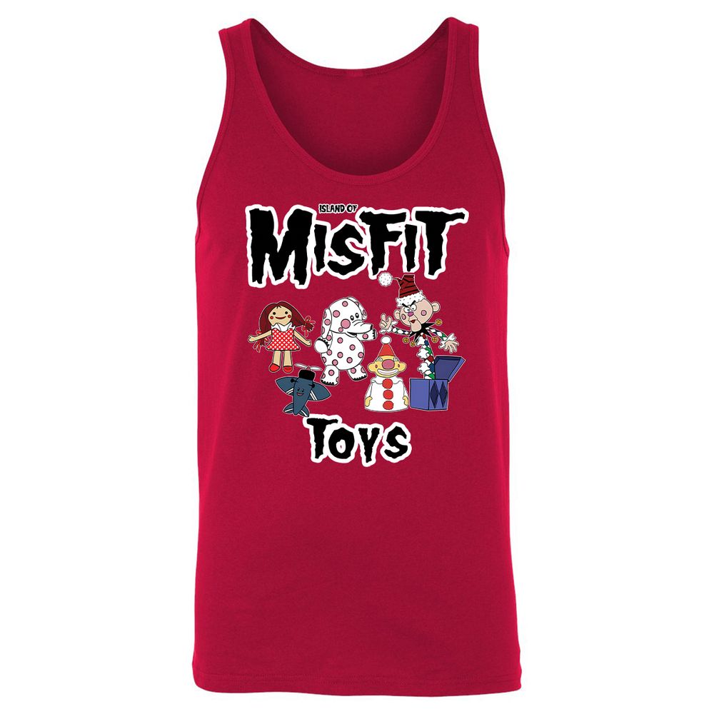 Unisex Jersey Tank - 3H5Z73ZR - Red - 11