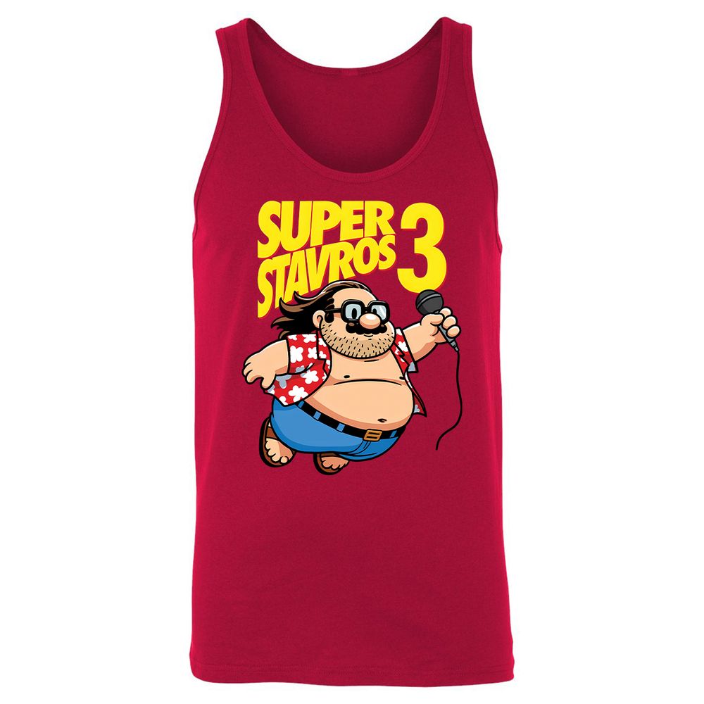 Unisex Jersey Tank - WA7PJUZC - Red - 11