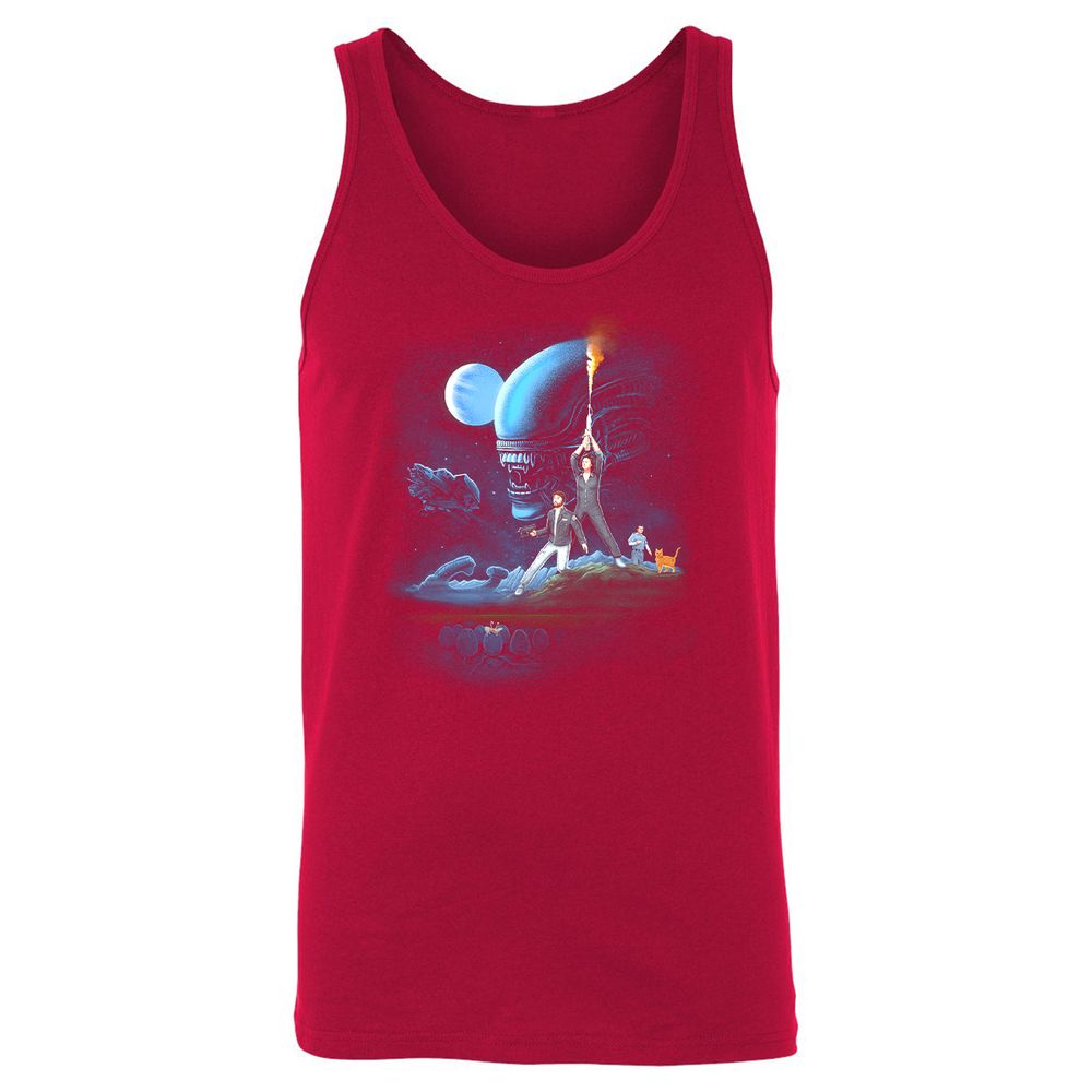 Unisex Jersey Tank - 3CA7MP8K - Red - 11