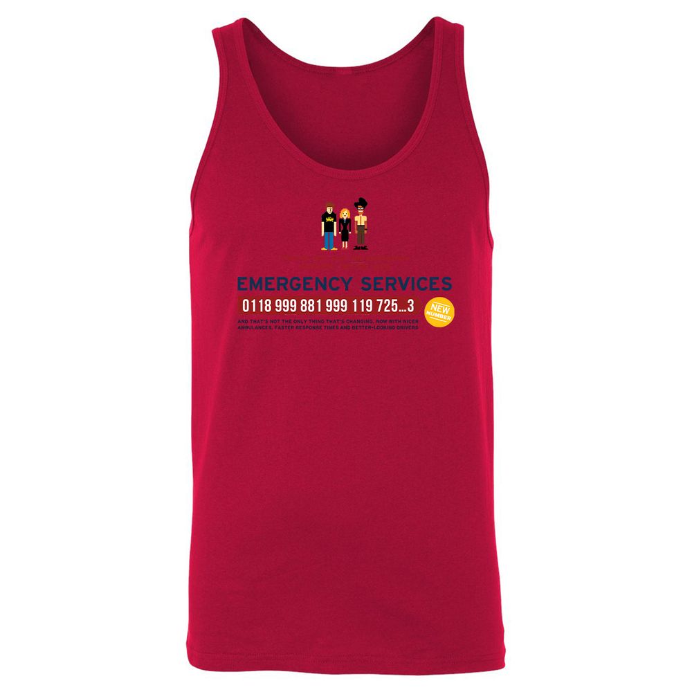 Unisex Jersey Tank - 91EZGZ51 - Red - 11