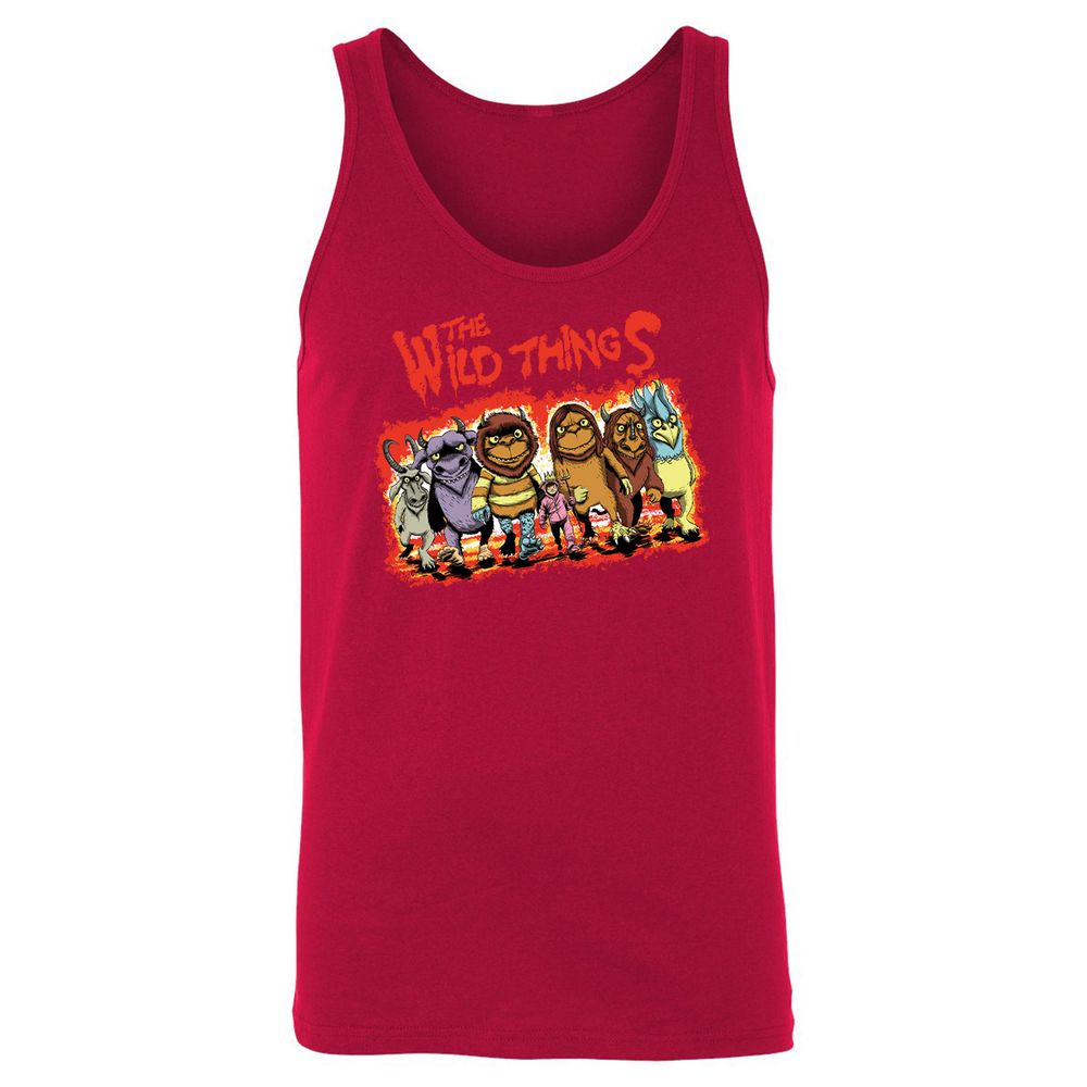 Unisex Jersey Tank - C9BUJVXF - Red - 11