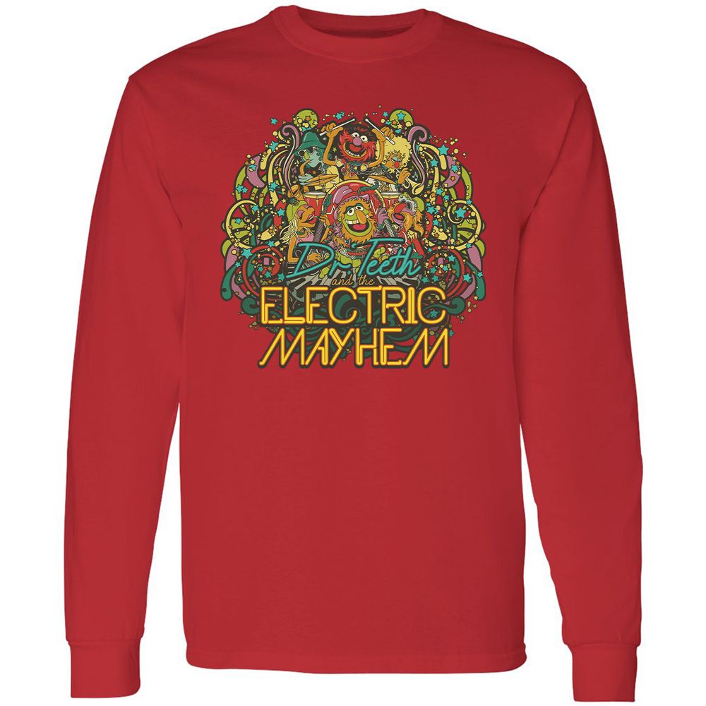 Long Sleeve T-Shirt - TXBY1LZ6 - Red - 11