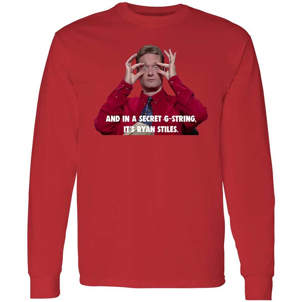 Long Sleeve T-Shirt - 2FDJXZWR - Red - 11