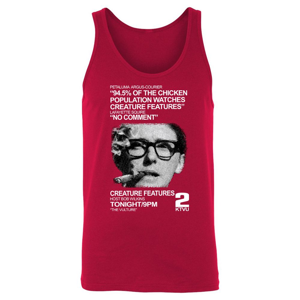 Unisex Jersey Tank - MKHJX8K7 - Red - 11