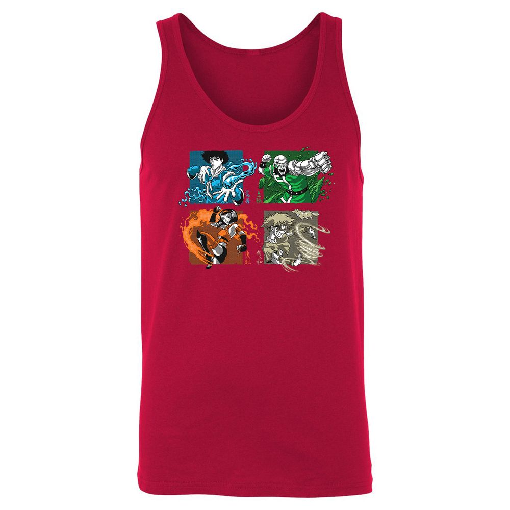Unisex Jersey Tank - 96LFB2C3 - Red - 11