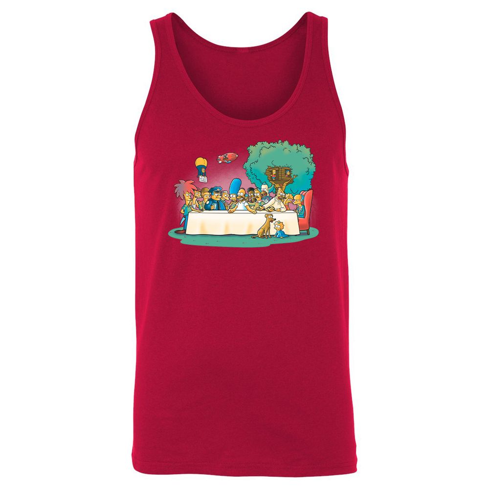 Unisex Jersey Tank - 8GVNZFN1 - Red - 11