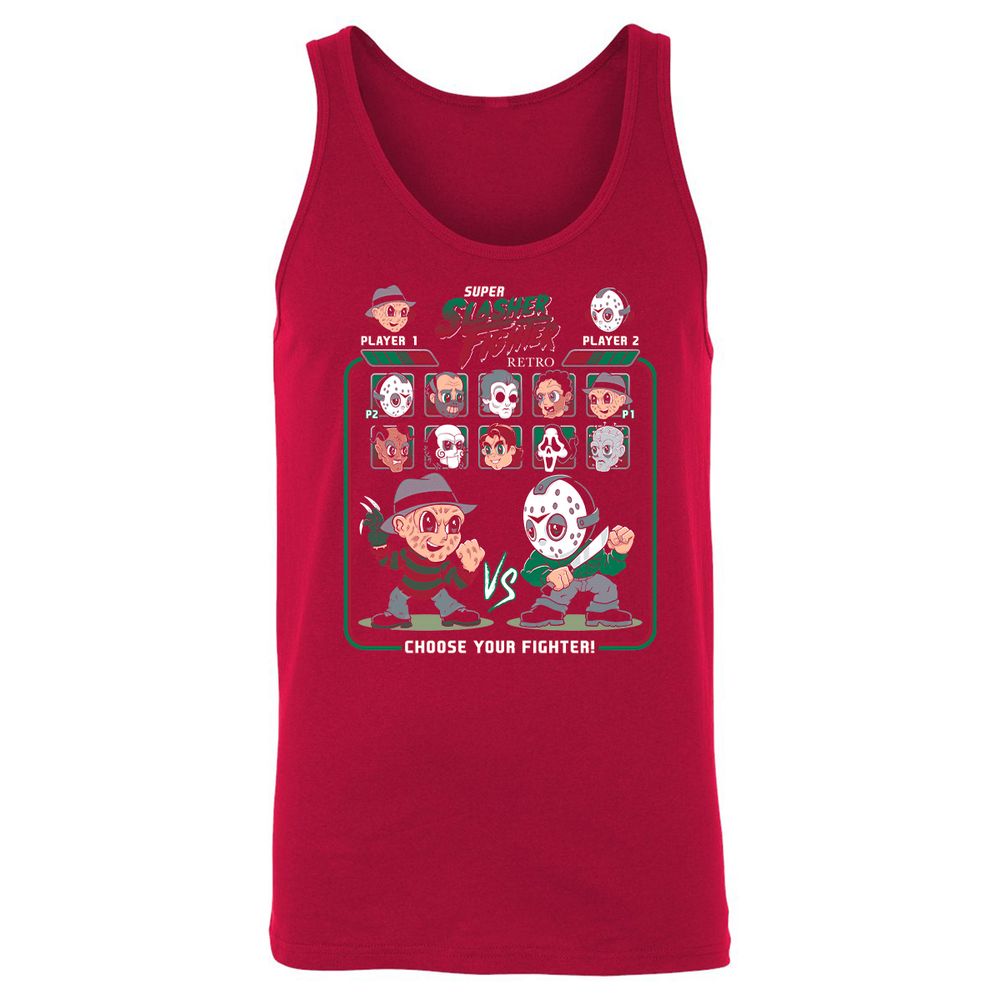 Unisex Jersey Tank - CFF5JYSE - Red - 11