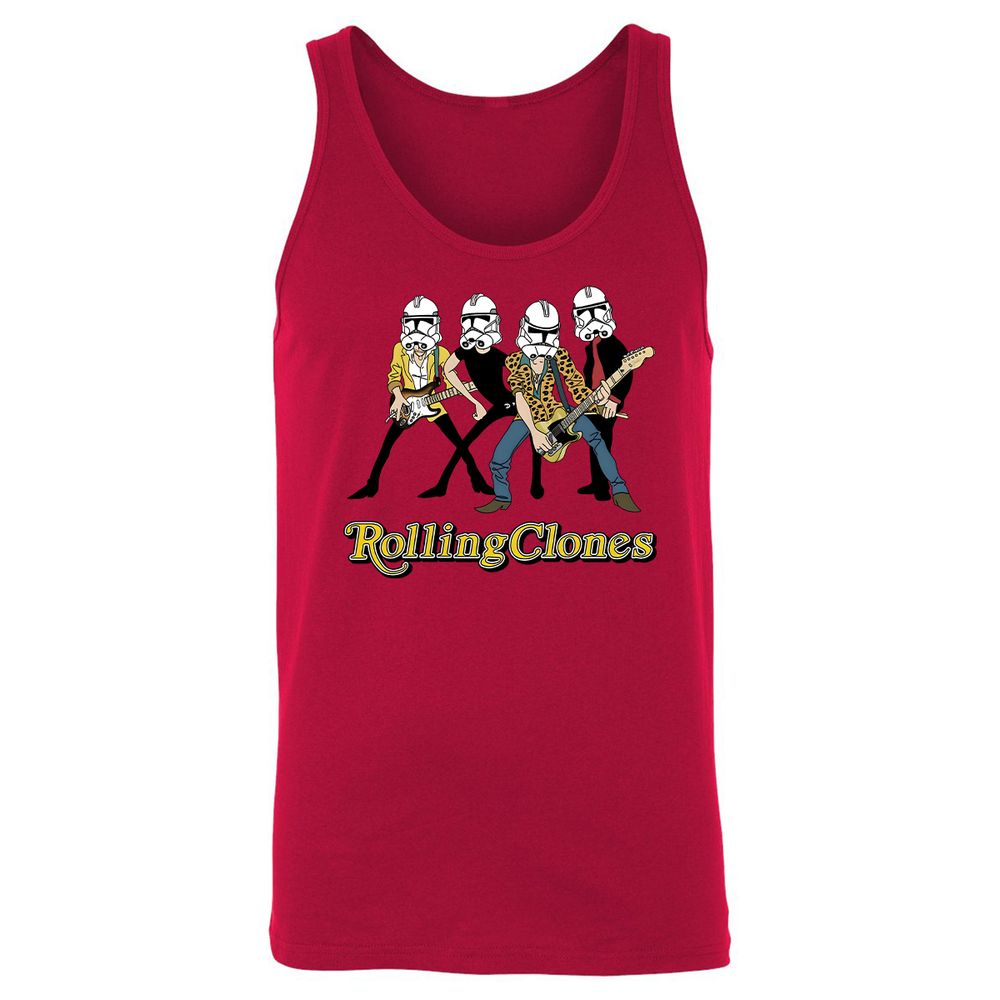Unisex Jersey Tank - HG7VNNFY - Red - 11