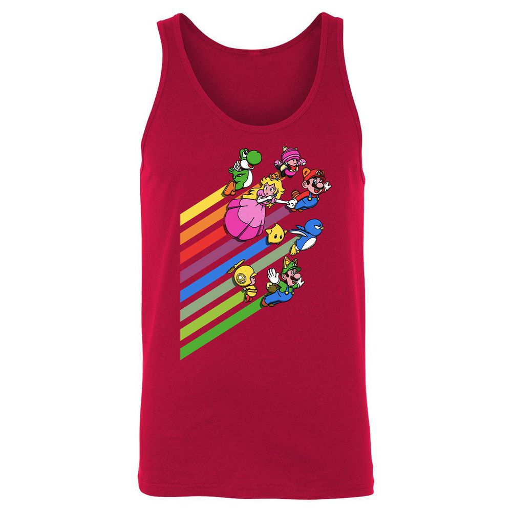 Unisex Jersey Tank - PWRMCXYS - Red - 11