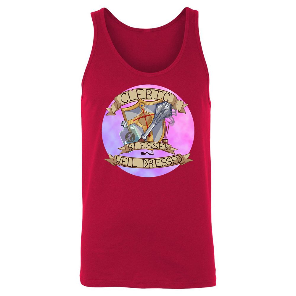 Unisex Jersey Tank - YXBBH84H - Red - 11