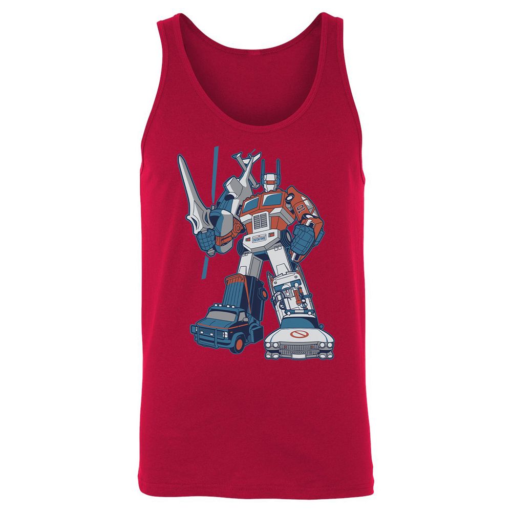 Unisex Jersey Tank - 7L2G6285 - Red - 11