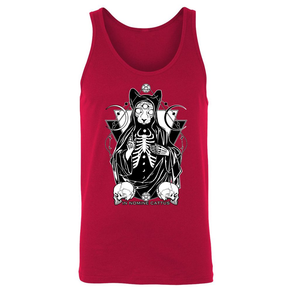Unisex Jersey Tank - HK4W1XBF - Red - 11