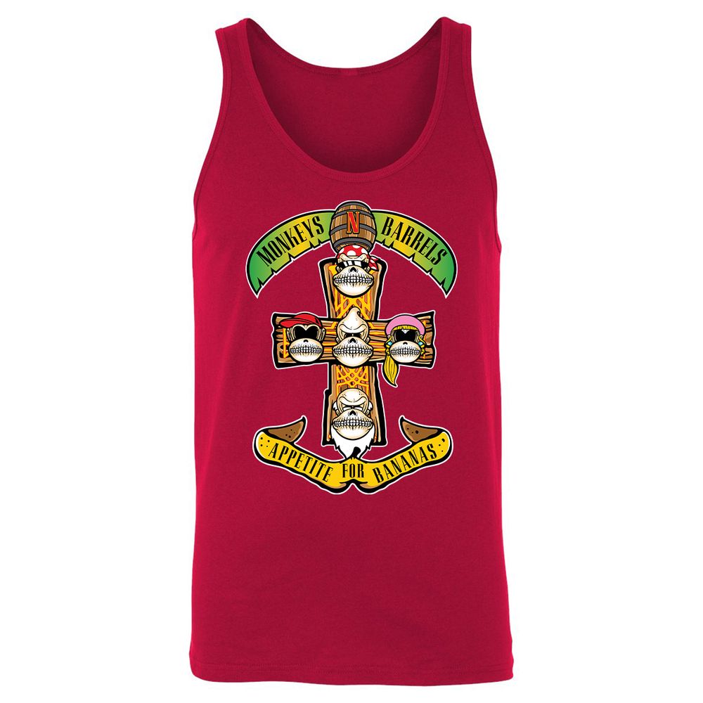 Unisex Jersey Tank - 263QXSQ1 - Red - 11