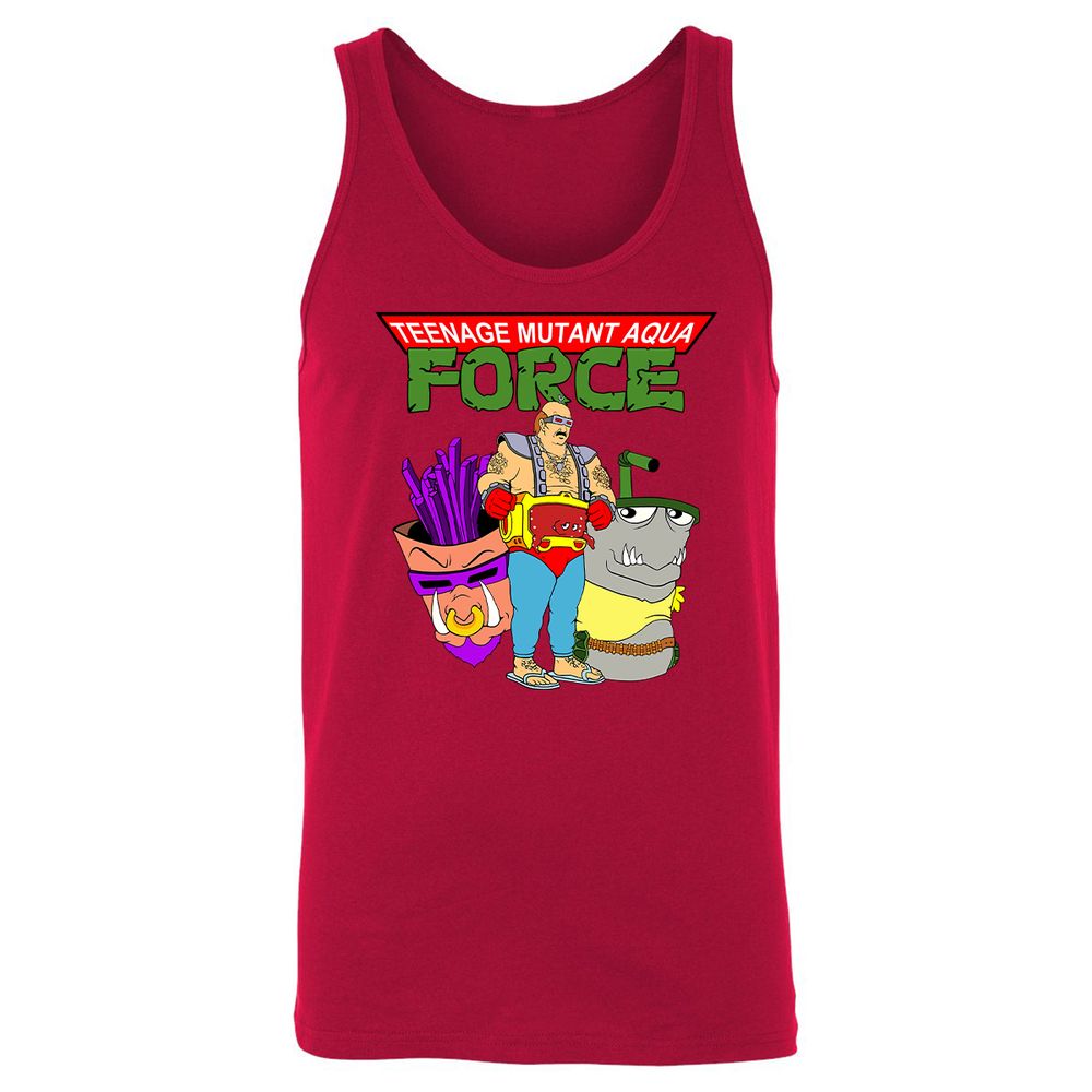Unisex Jersey Tank - QAXSNB2H - Red - 11