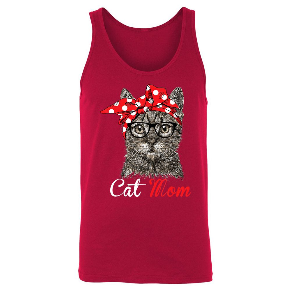 Unisex Jersey Tank - B77EQKBL - Red - 11