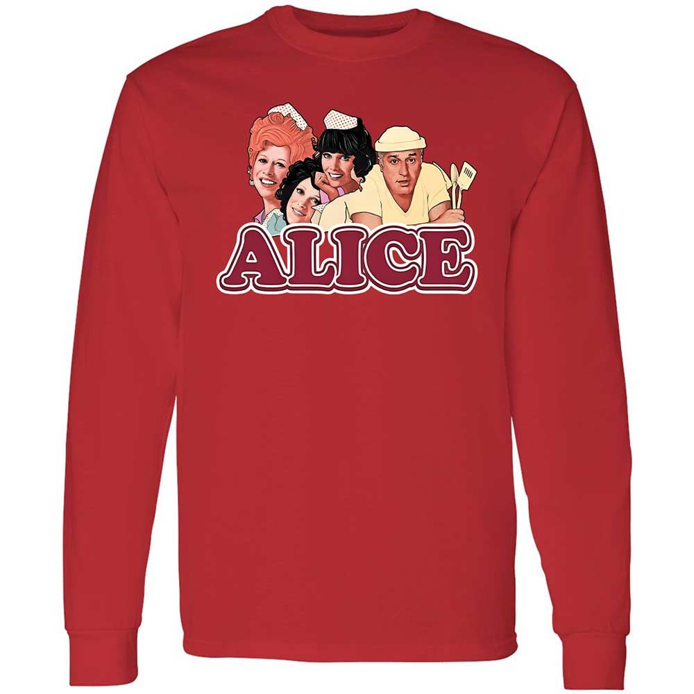 Long Sleeve T-Shirt - 7D5FVNQW - Red - 11