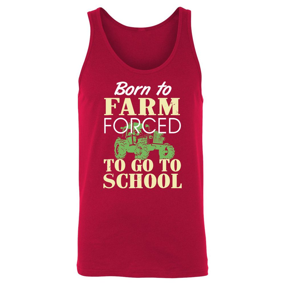 Unisex Jersey Tank - K1PFAL9L - Red - 11