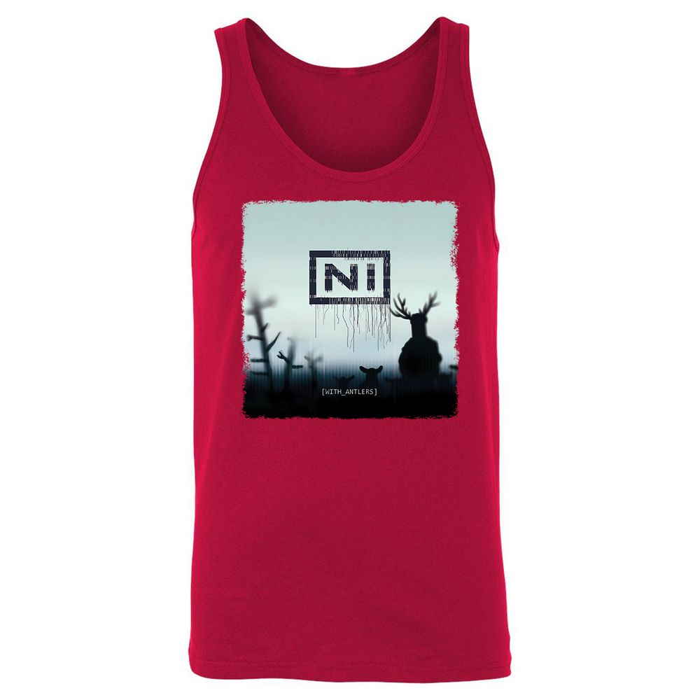 Unisex Jersey Tank - PZQA9QM8 - Red - 11