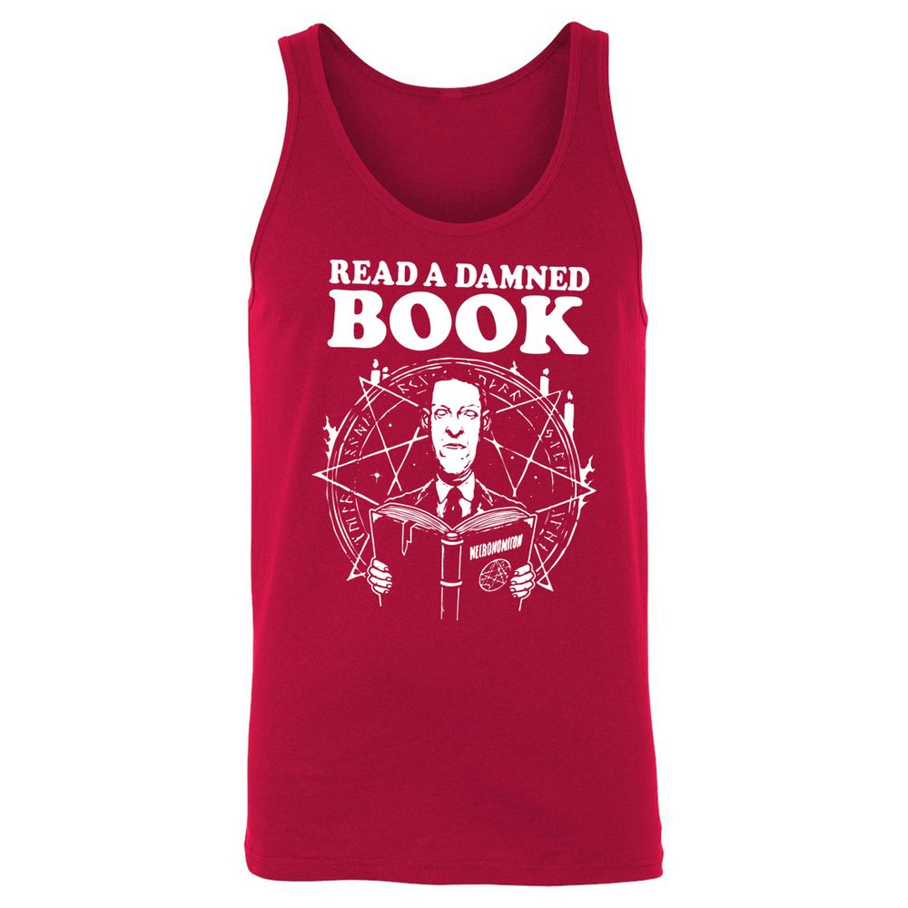 Unisex Jersey Tank - B95GVAKH - Red - 11