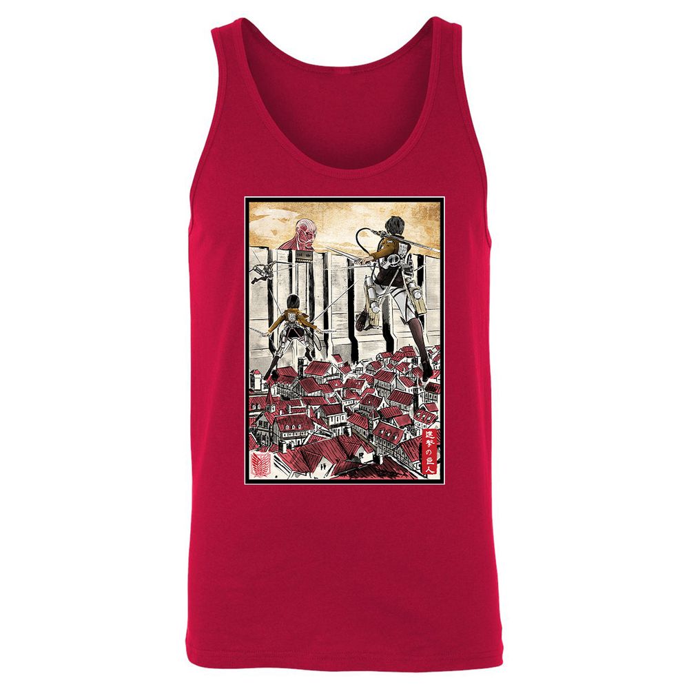 Unisex Jersey Tank - 17X46A1Q - Red - 11