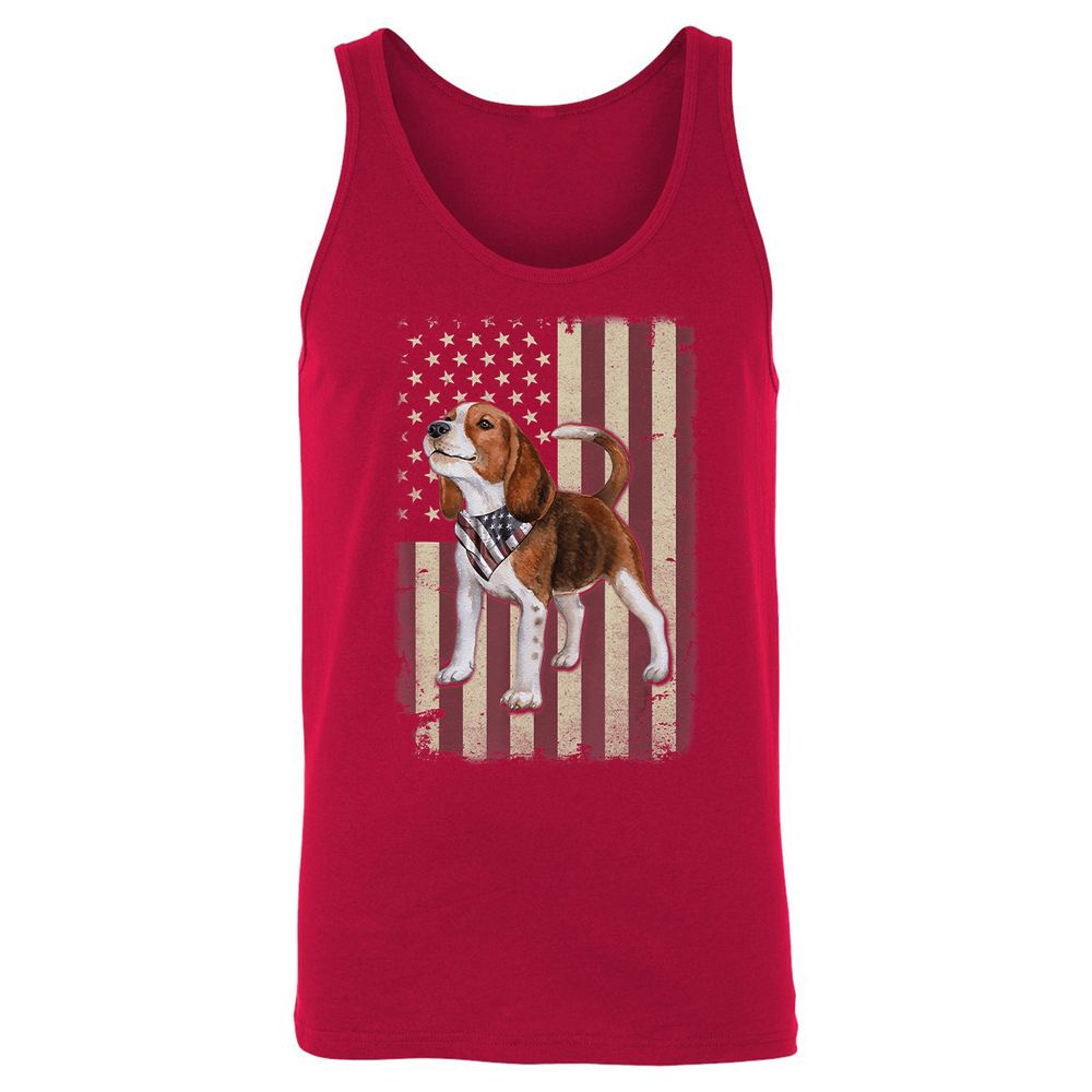 Unisex Jersey Tank - E5V8TQCT - Red - 11