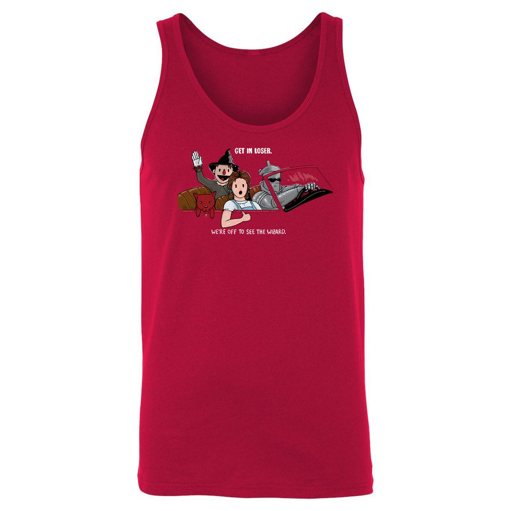 Unisex Jersey Tank - CJRHX37L - Red - 11