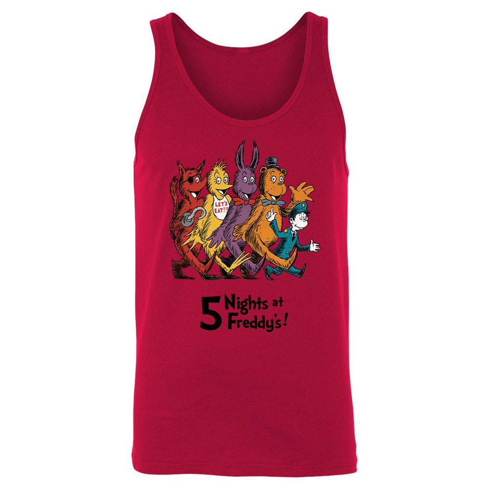 Unisex Jersey Tank - PXQCJK4S - Red - 11