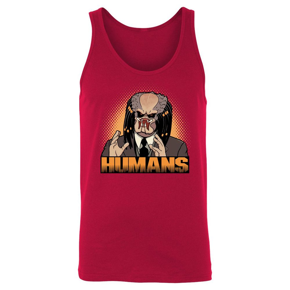 Unisex Jersey Tank - AJGM5H2X - Red - 11
