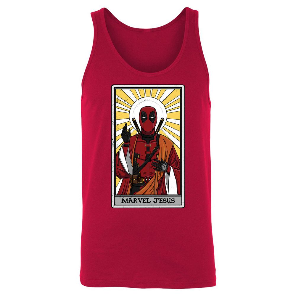 Unisex Jersey Tank - G8XW5LZY - Red - 11