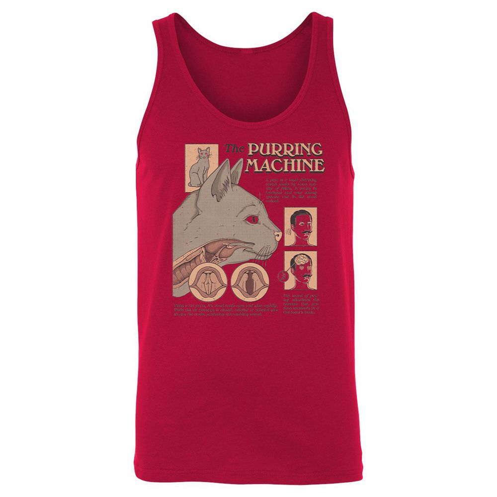 Unisex Jersey Tank - SQN7M287 - Red - 11