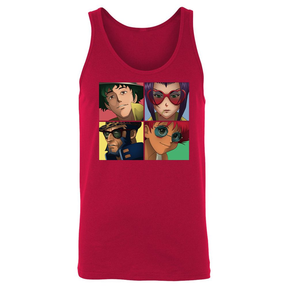 Unisex Jersey Tank - TJ1DN88W - Red - 11