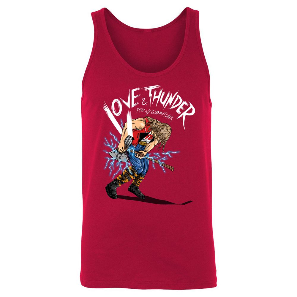 Unisex Jersey Tank - PB4FNK9J - Red - 11